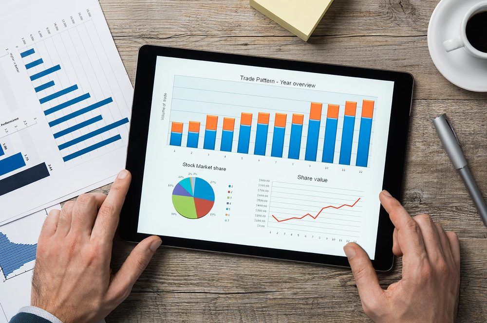 Prospetti e grafici per l'analisi dell'andamento economico